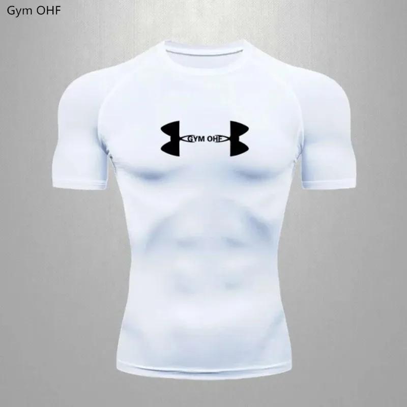 Maillot d'entraînement de boxe d'été à manches courtes pour hommes, vêtements de sport, sweat-shirt