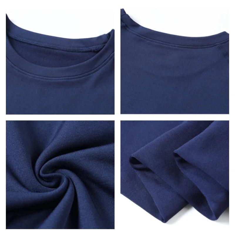 T-shirt compression thermique hiver homme - Sous-vêtement chaud polaire ski sport manches longues