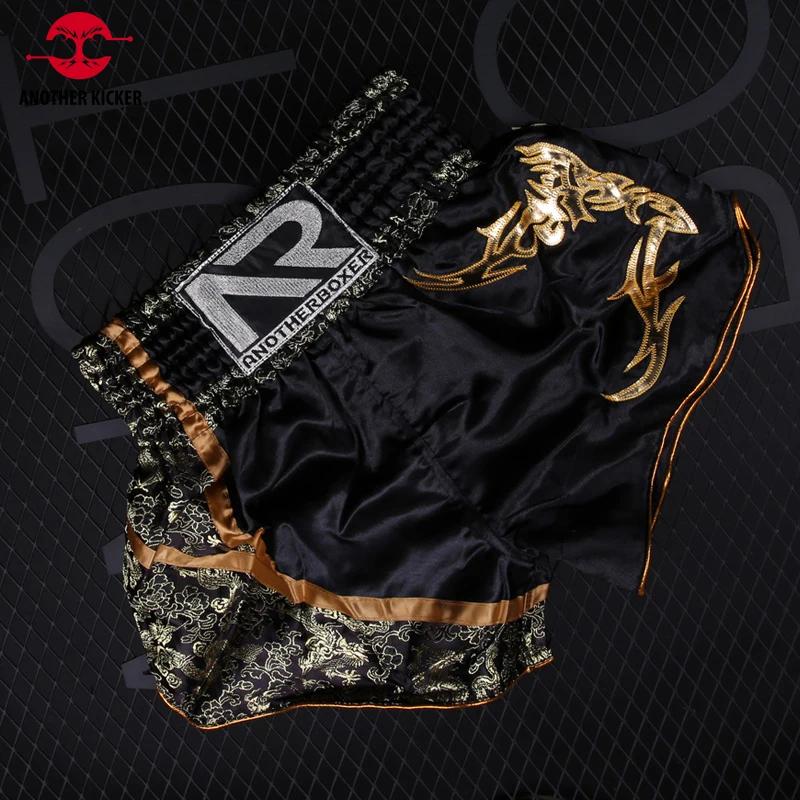 Short de boxe thaï Muay Thai - Pantalon de combat MMA et Kickboxing pour hommes et femmes