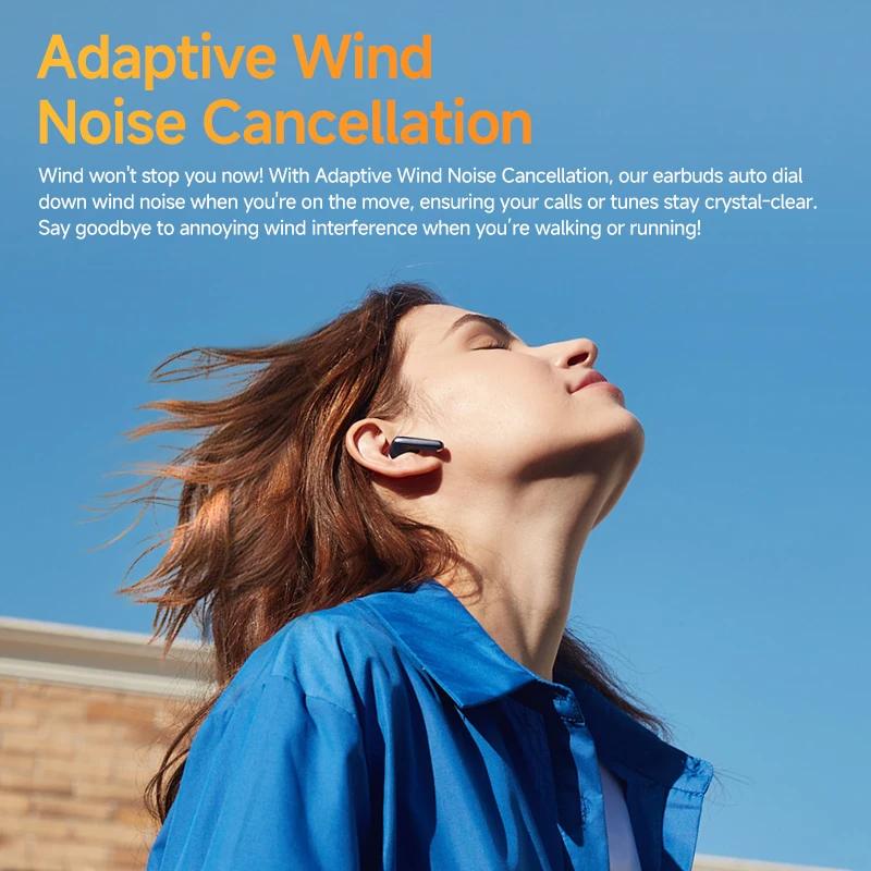 QCY HT10 AilyBuds Pro + ANC écouteurs sans fil Audio haute résolution avec LDAC 6 micro AI HD appel
