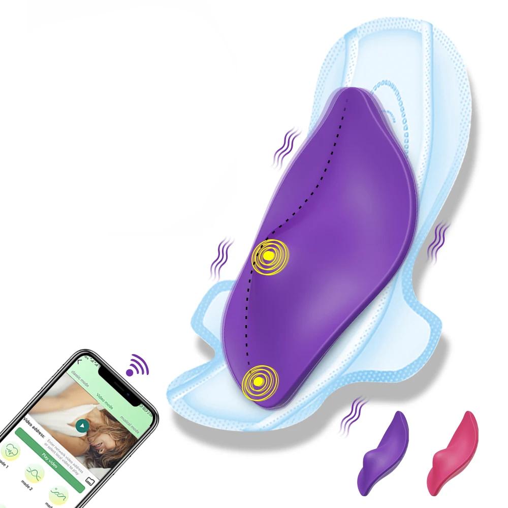 Oeuf vibrant télécommandé sans fil pour femme, vibrateur Bluetooth, stimulateur de clitoris portable