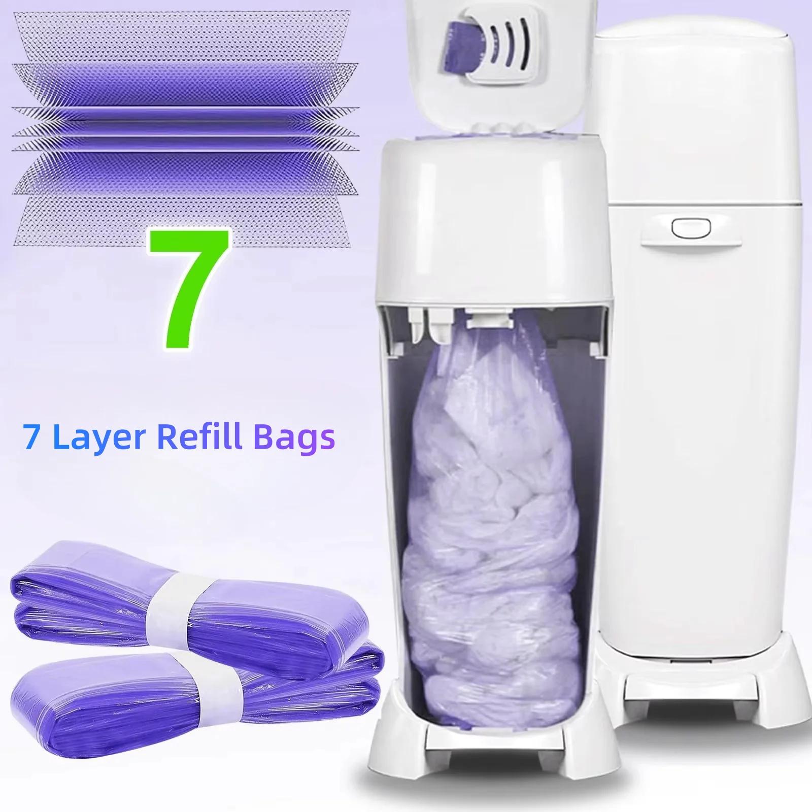 Recharges de seaux à couches pour Tommee Tippee, sacs de recharge de couches pour génie, sacs poubel