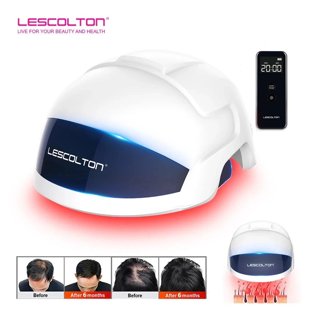 LESCOLTON casque de croissance des cheveux casque Laser à lumière rouge traitements de perte de chev