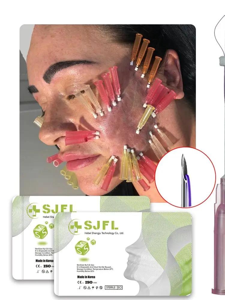 20PCS SJFL Fils tenseurs PDO Mono Screw Tornado pour le lifting du visage et l'élimination des rides