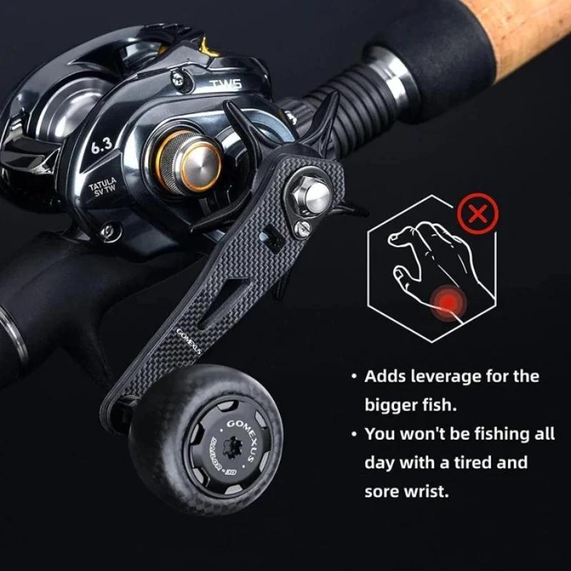 Gomexus Poignée Unique Pour Shimano Calcutta Conquest Daiwa tatula Premier Garcia Baitcasting Moulin