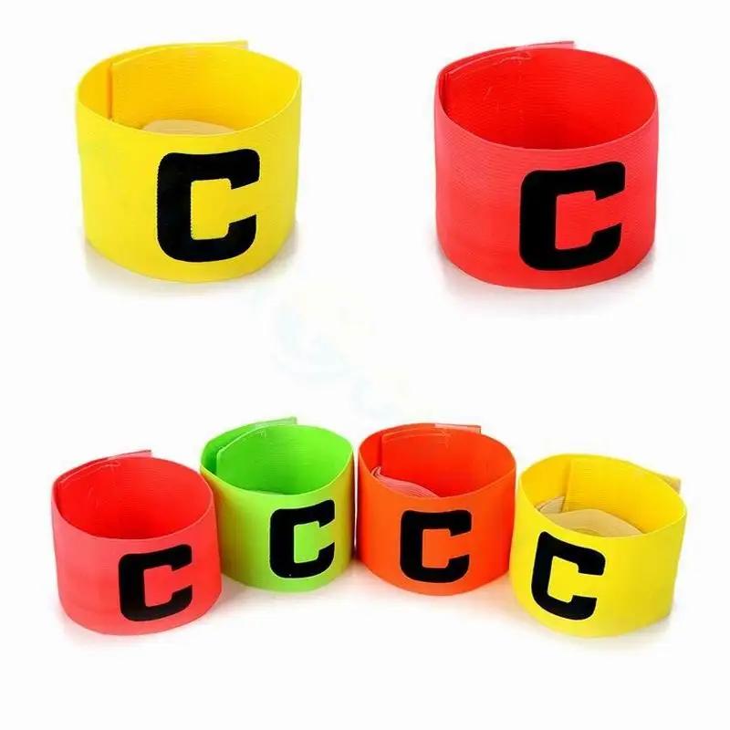 1 pièces enfants adultes Football capitaine brassard Football brassard Leader compétition cadeau Foo