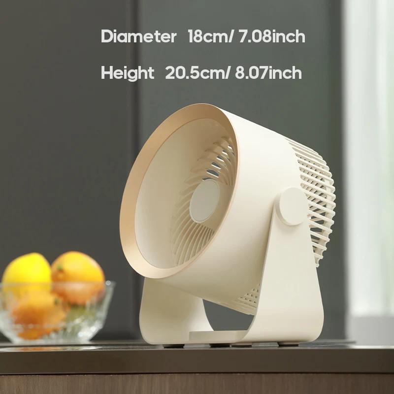 KINSCOTER Ventilateur électrique multifonctionnel Circulateur sans fil Portable Ventilateur silencie