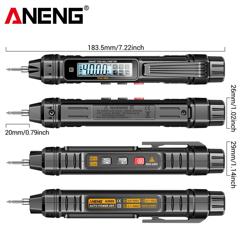 ANENG A3005 multimètre numérique professionnel testeurs de stylo compteur de tension AC/DC détecteur