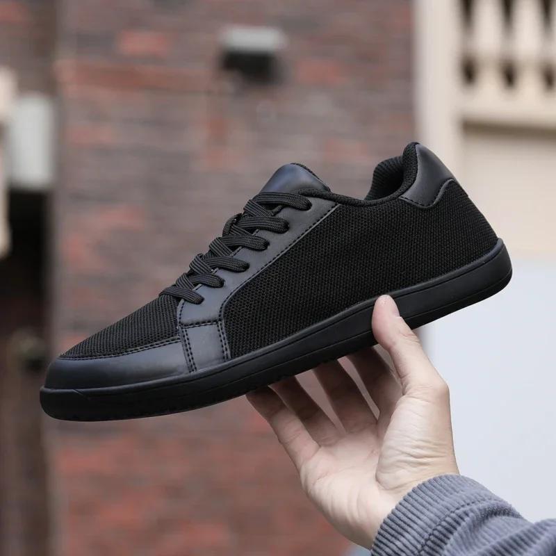 Chaussures Décontractées Bout Large Homme Femme - Semelle Souple Antidérapante pour Marche Confortable