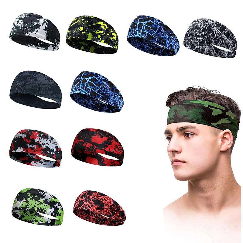 Bandeau sport anti-transpiration unisexe pour fitness, course et yoga - Absorption optimale des cheveux
