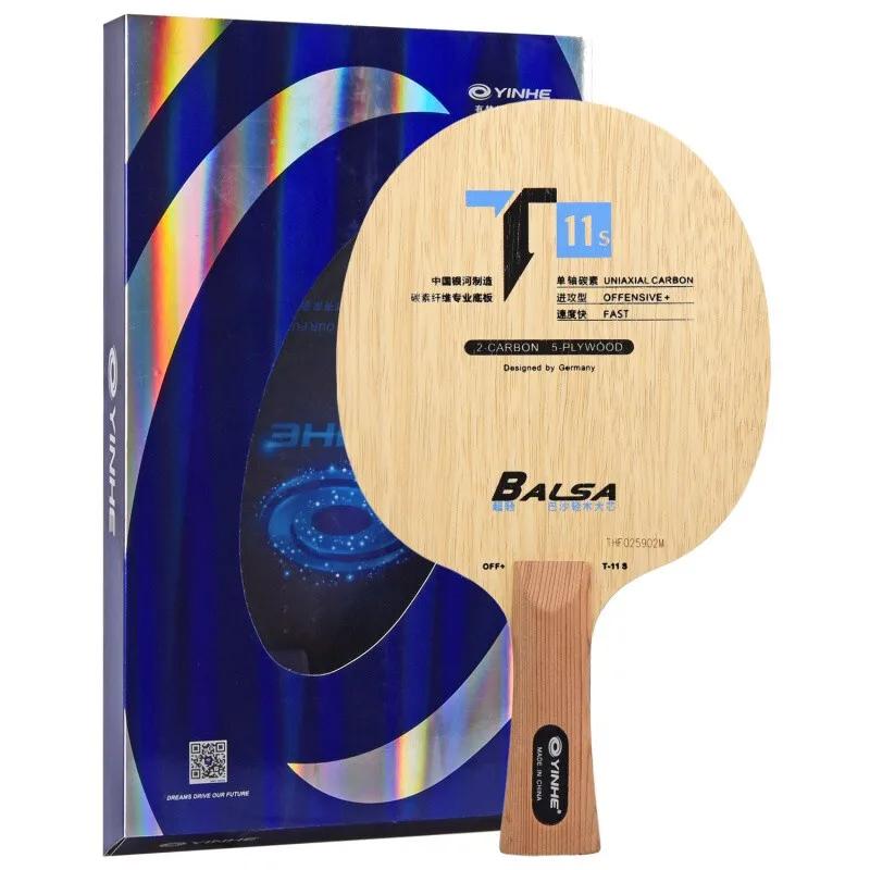 YINHE T11 T-11 + T11 + boucle de rupture rapide carbone Limba Balsa OFF lame de Tennis de Table raqu