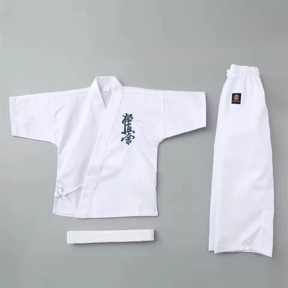 Kyokushin haute qualité Duoboku enfants adultes karaté uniforme ensemble WKF Judo Taekwondo Arts mar
