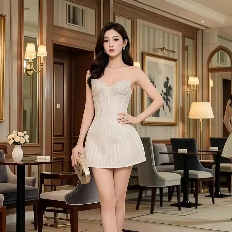 Robe de soirée élégante pour femme, robe de cocktail, robe de cérémonie pour invitée de mariage, rob