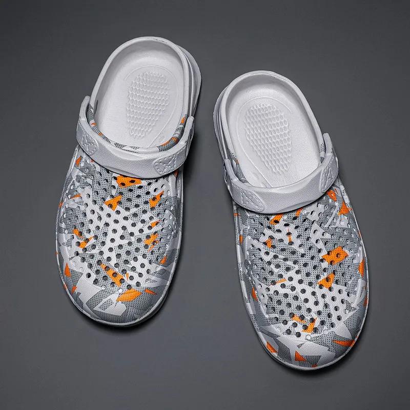 Sandales d'été pour hommes, chaussures d'eau légères EVA, pantoufles unisexes pour l'été, pantoufles