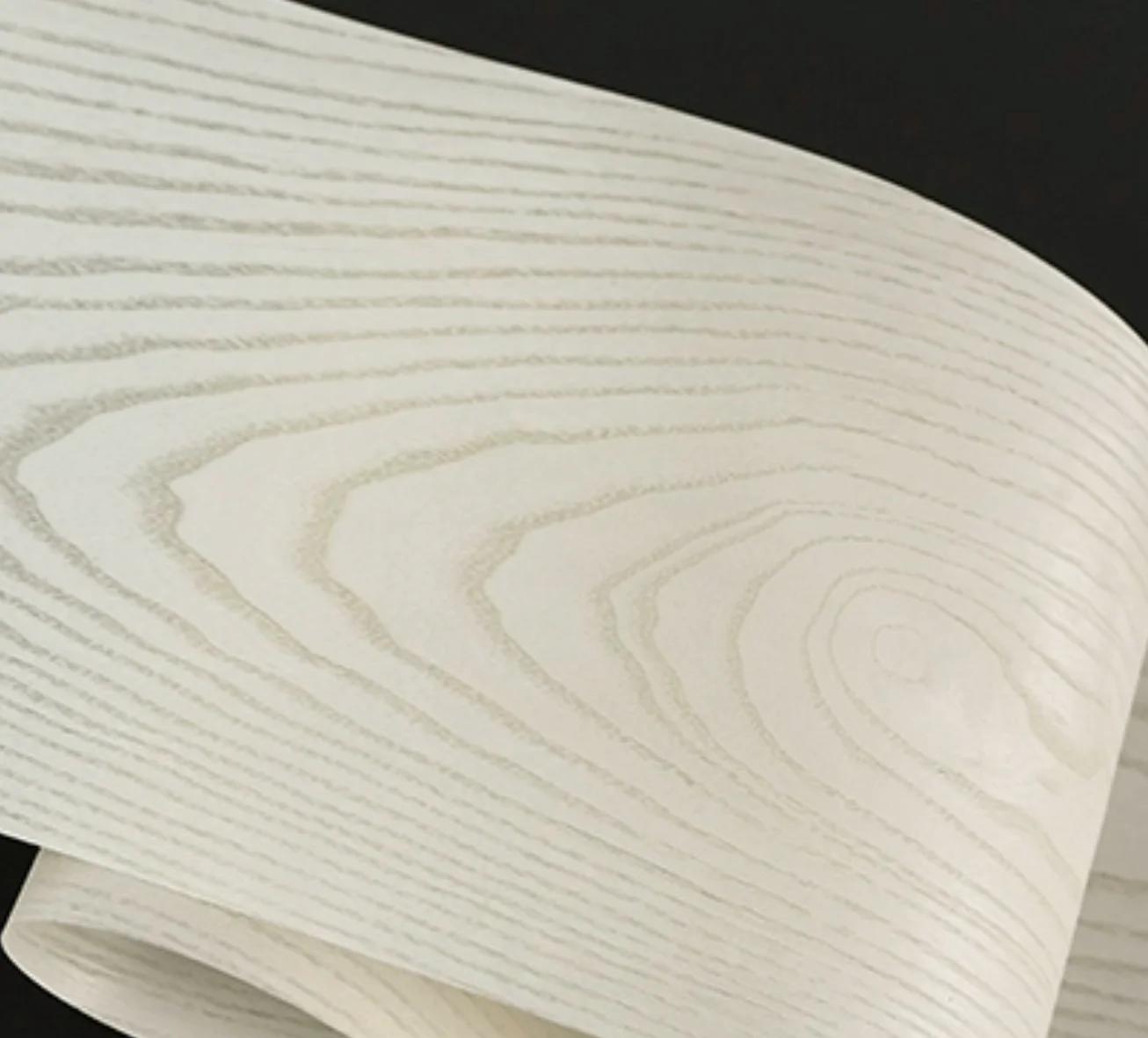 Feuilles de placage de bois blanc naturel, L:2.8 mètres, Largeur: 210mm T:0.3mm, Décoration de porte