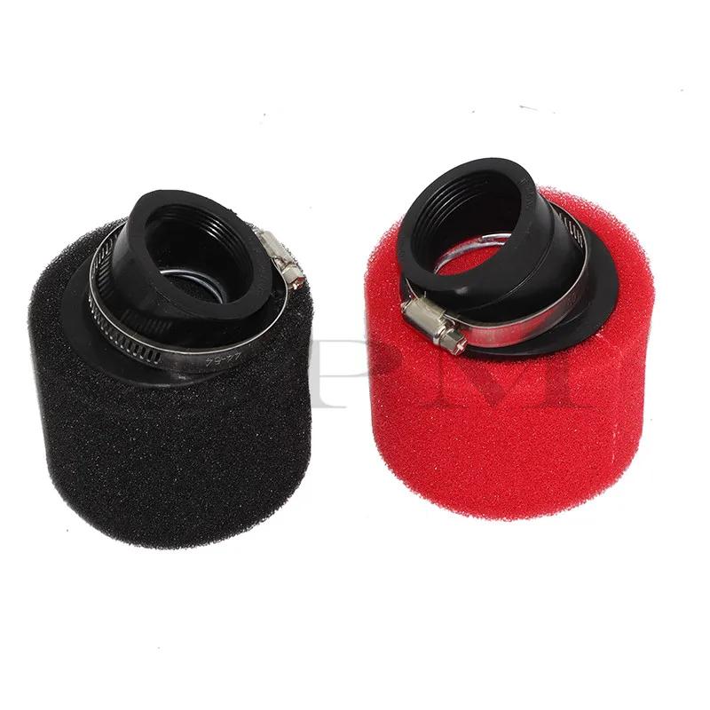 Filtre à air en mousse à col coudé droit et courbé, éponge nettoyante pour cyclomoteur scooter, D343