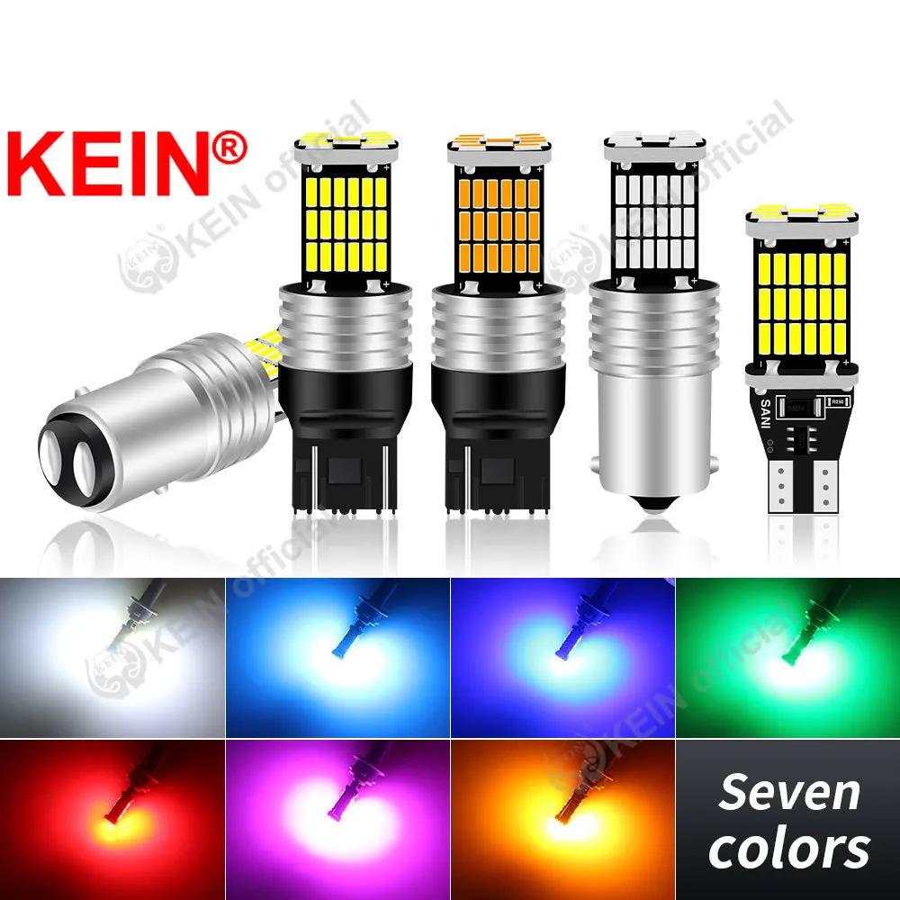 Ellin-Ampoule LED T15 W16W P21W 1156 1157 BA15S BAY15D T20 7440 7443 W21W 45SMD, enquêter de voiture