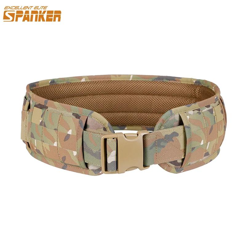 Ceinture tactique de chasse EXCELLENT ELITE SPANKER pour hommes, ceinture épaisse avec rembourrage,