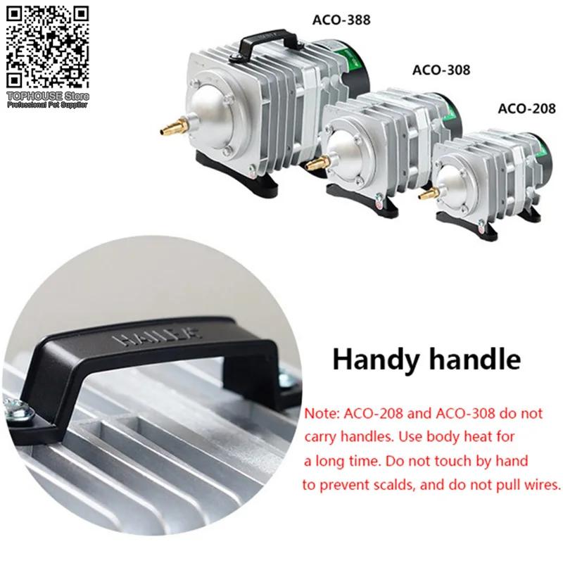 220 V Hailea externe haute puissance AC e-magnétique pompe à Air étang à poissons pompe à oxygène co