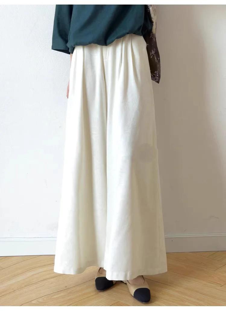 Pantalon en soie véritable 100% Birdtree 28M, pantalon large à taille élastique jacquard pour femme,