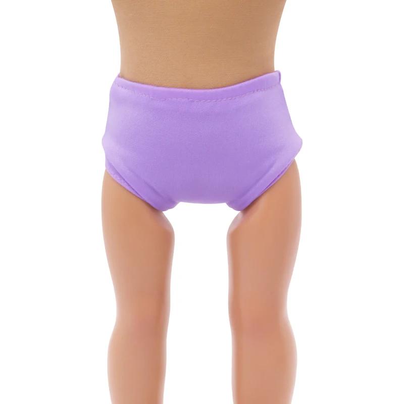 Accessoires de poupée américaine de 18 pouces, sous-vêtements étoile de couleur unie pour bébé de 43