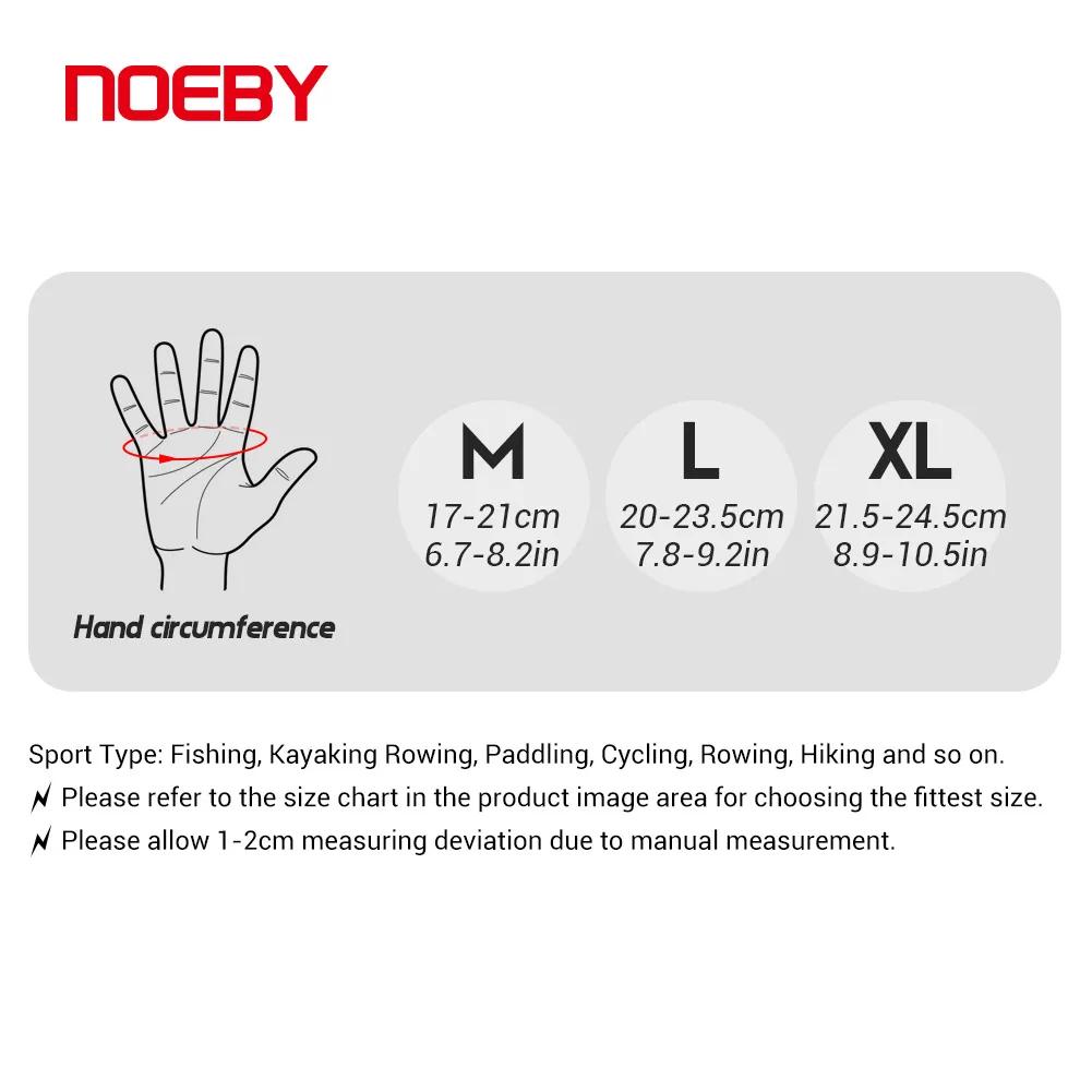 Noeby gants de pêche UPF50 + Protection solaire UV séchage rapide anti-dérapant kayak en plein air c