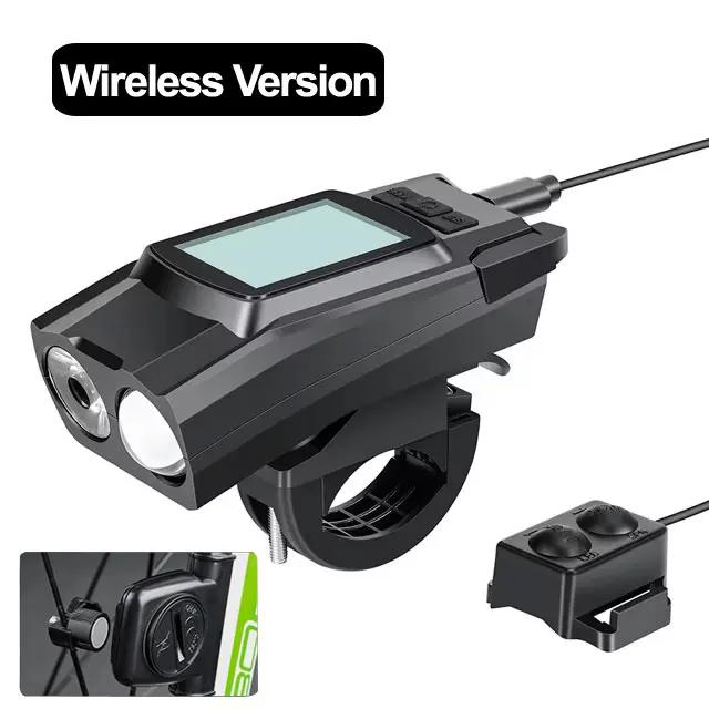 GPS vélo lumière lampe vélo ordinateur 4 Mode klaxon lampe de poche Cycle vélo compteur de vitesse L