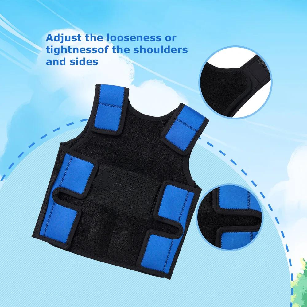 Gilet lesté sensoriel enfants autisme hyperactivité - Compression humeur traitement troubles