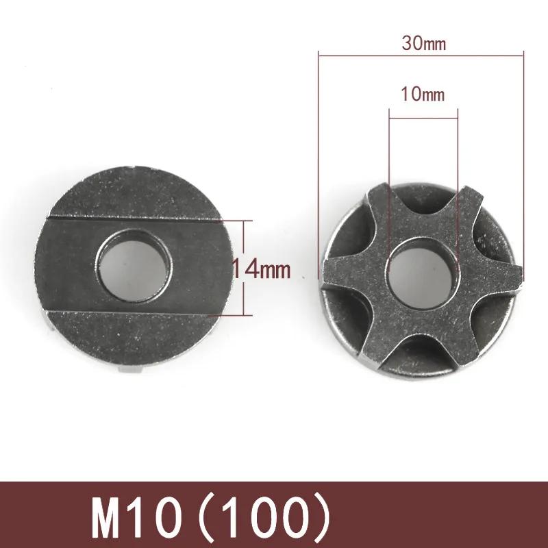 Engrenage de tronçonneuse M10/M14/M16, 100 115 125 150 180, meuleuse d'angle, engrenage de remplacem