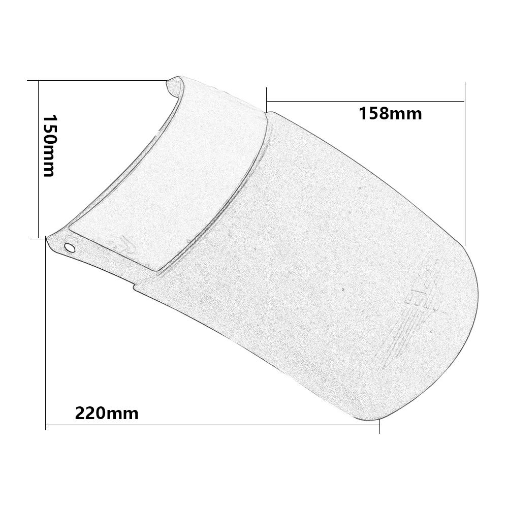 Extension de garde-boue de moto, couvercle de protection contre les éclaboussures de boue, Extension