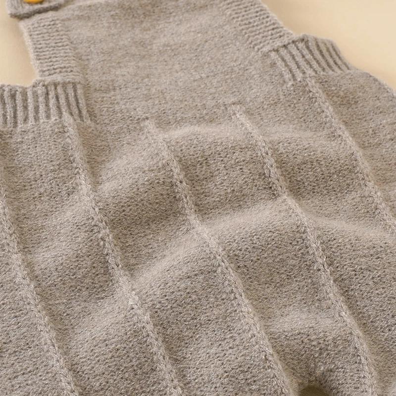 Barboteuse avec chapeau pour bébé garçon et fille, combinaison à bretelles, ensemble de tenues à la