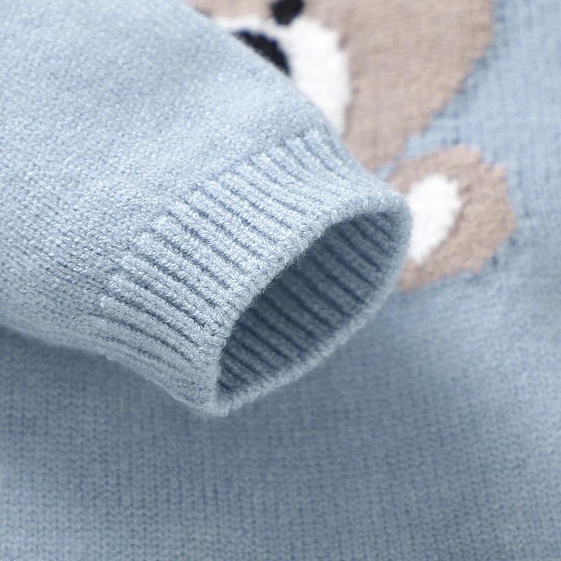 0-18m bébé barboteuses chapeaux ensembles printemps automne hiver bleu à manches longues tricoté nou