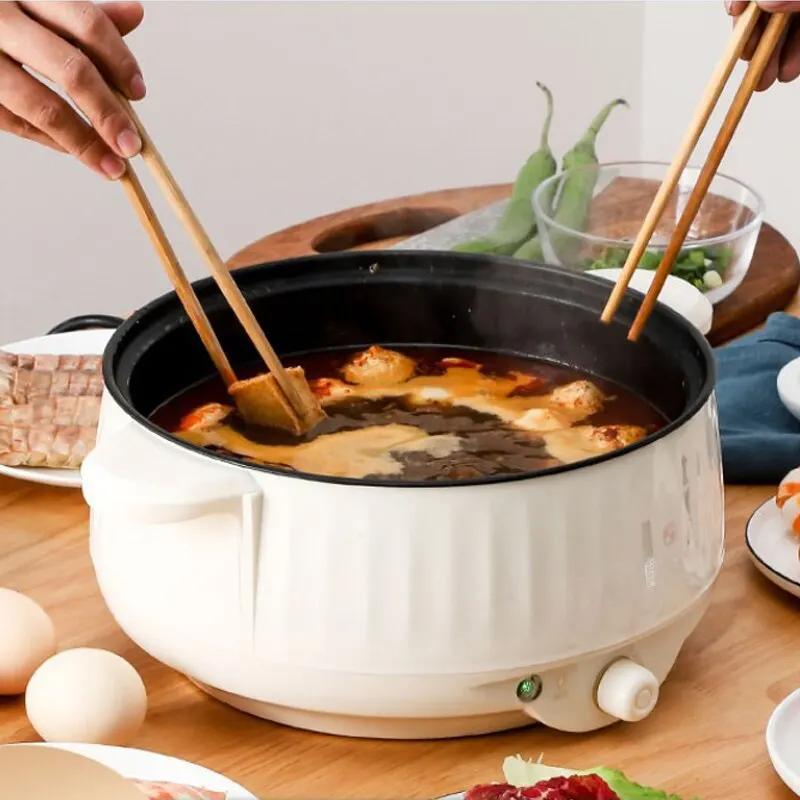 Marmite électrique antiarina pour 1 à 2 personnes, appareils de cuisson ménagers, multi-cuiseurs, ma