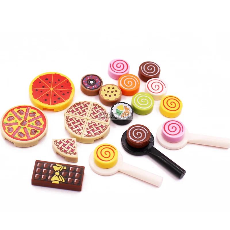Marumine – Mini blocs de construction alimentaires, accessoires de cuisine, Hamburger, Pizza, frites