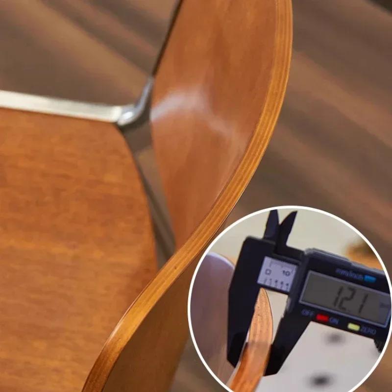 Chaises de salle à manger modernes, ergonomiques du milieu du siècle, à dossier haut, pour salle à m