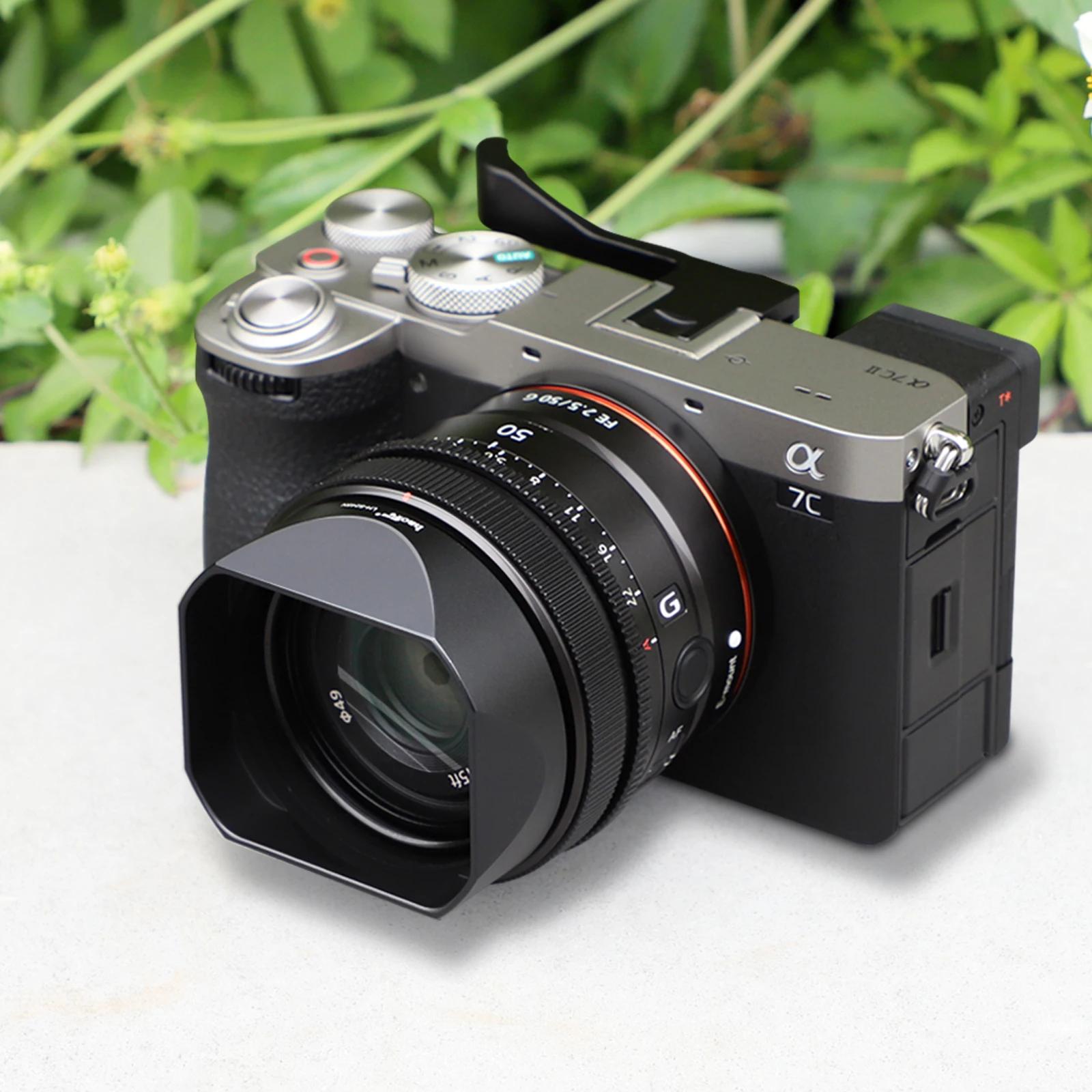 Haoge LH-S245N baïonnette carré métal pare-soleil pour Sony FE 50mm F2.5 G FE 40mm F2.5 G FE 24mm F2