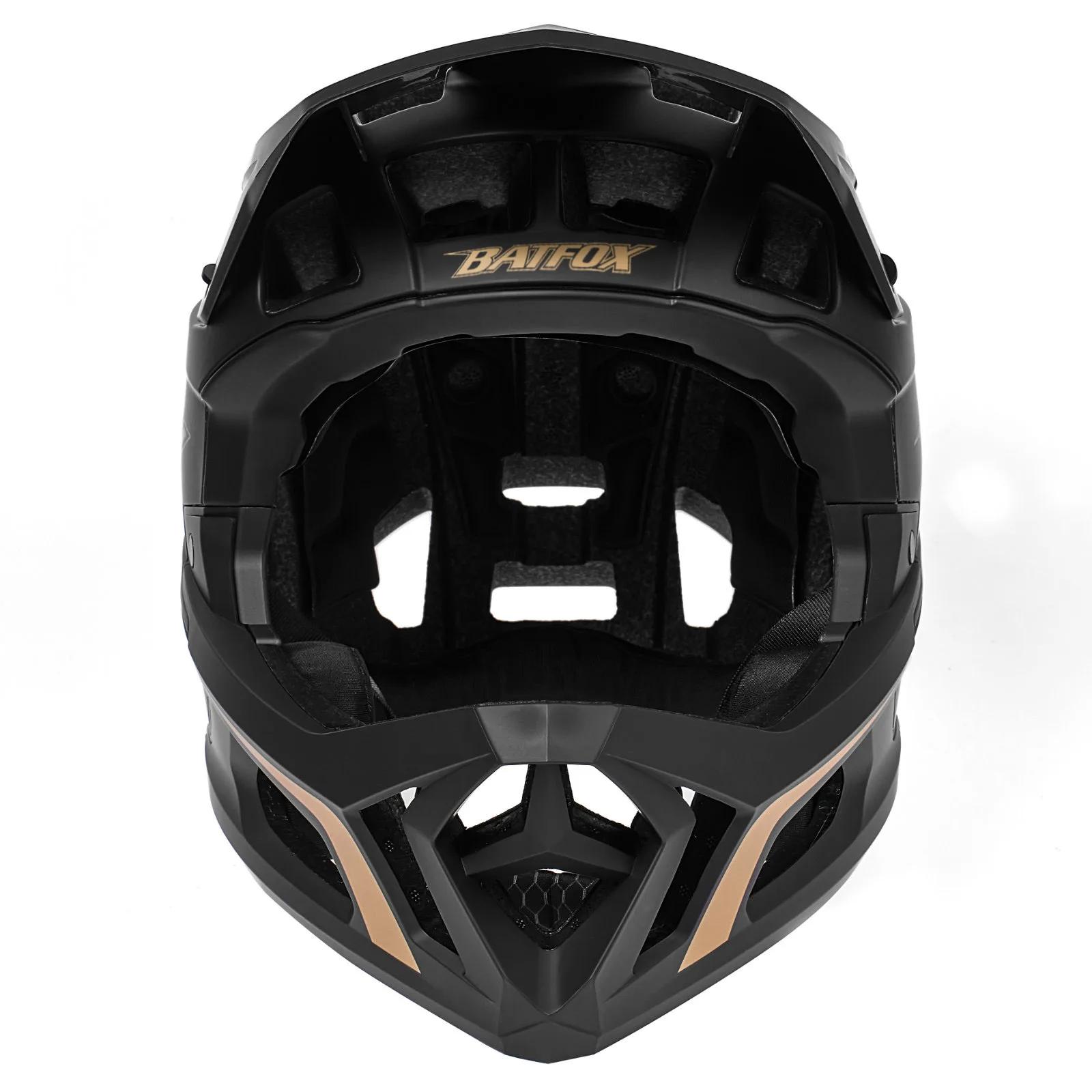 BATFOX-Casque intégral pour VTT DH, casque de vélo de descente, casque de vélo de montagne, casque d