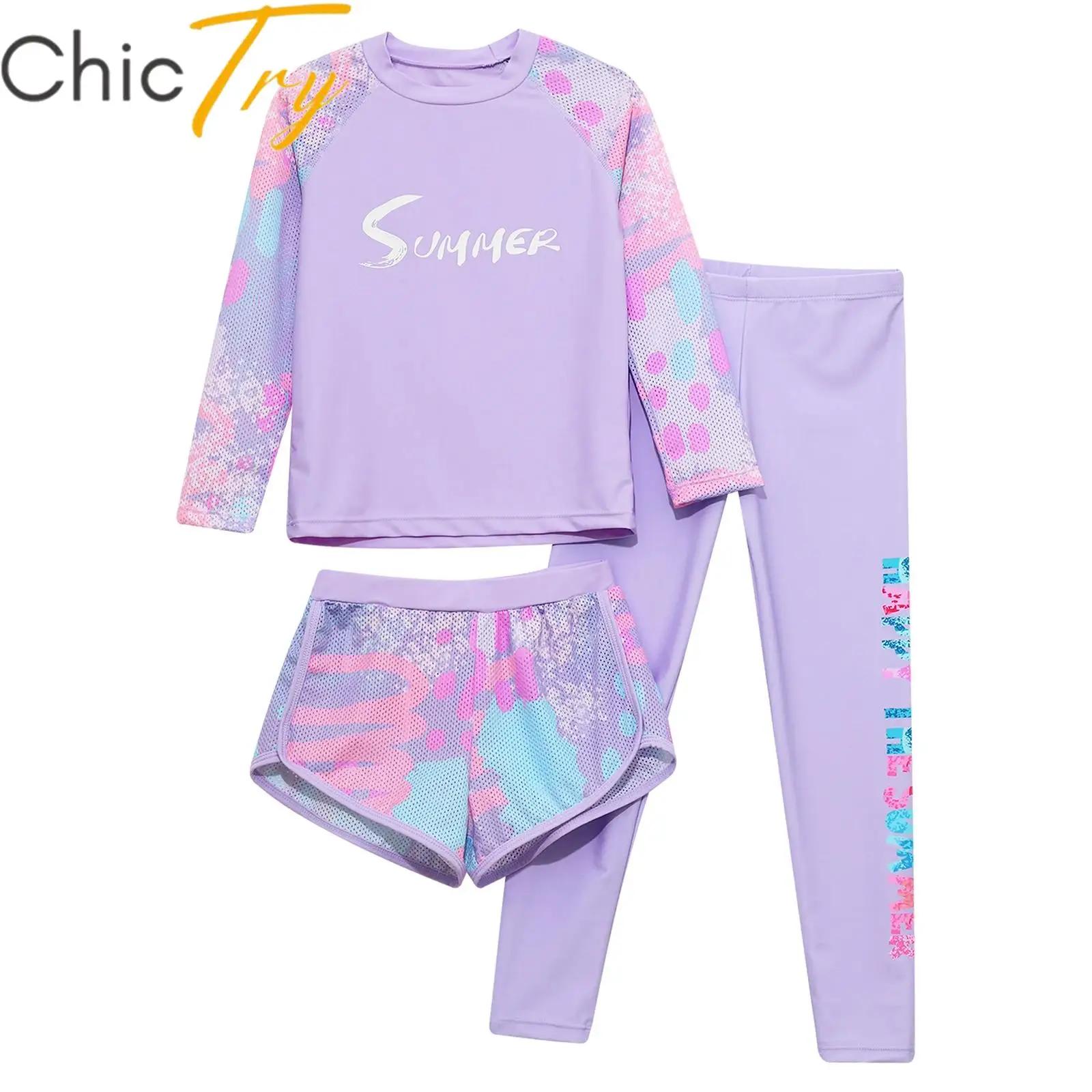 Enfants filles maillot de bain maillots de bain tenues haut shorts et pantalons maillots de bain pis