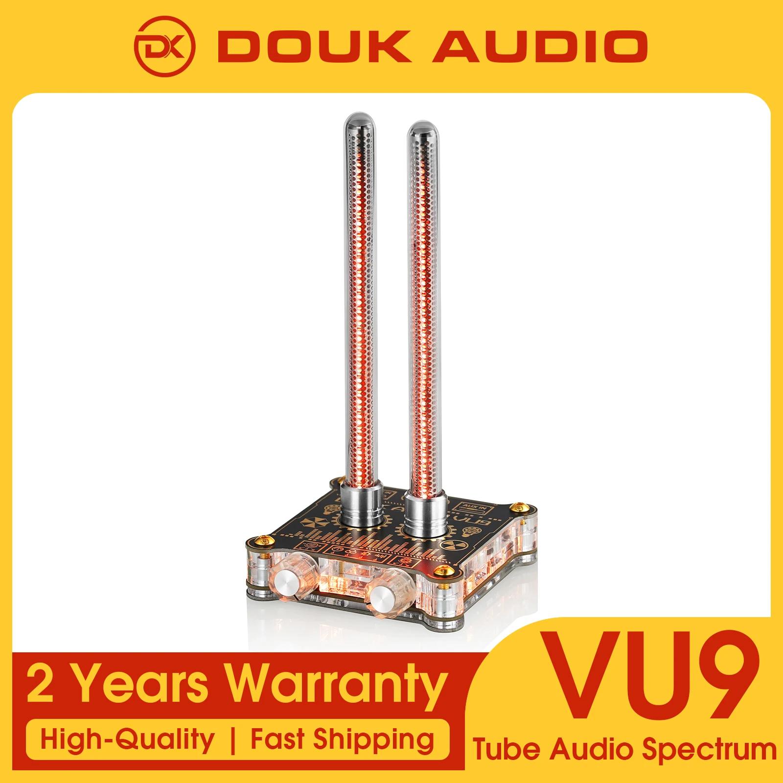 Douk Audio-Sonomètre à tube Pixie VU9, Rétro, Nixie, Musique, Analyseur, Lampe avec MIC 514 et plus
