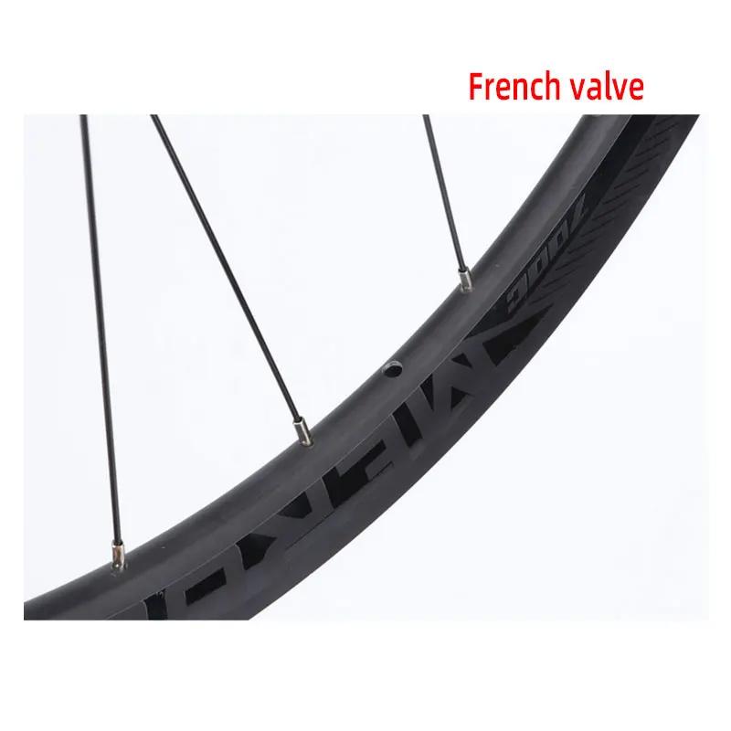 MEROCA-Paire de roues de vélo de route, frein à disque, dégagement rapide, appellation traversant, a