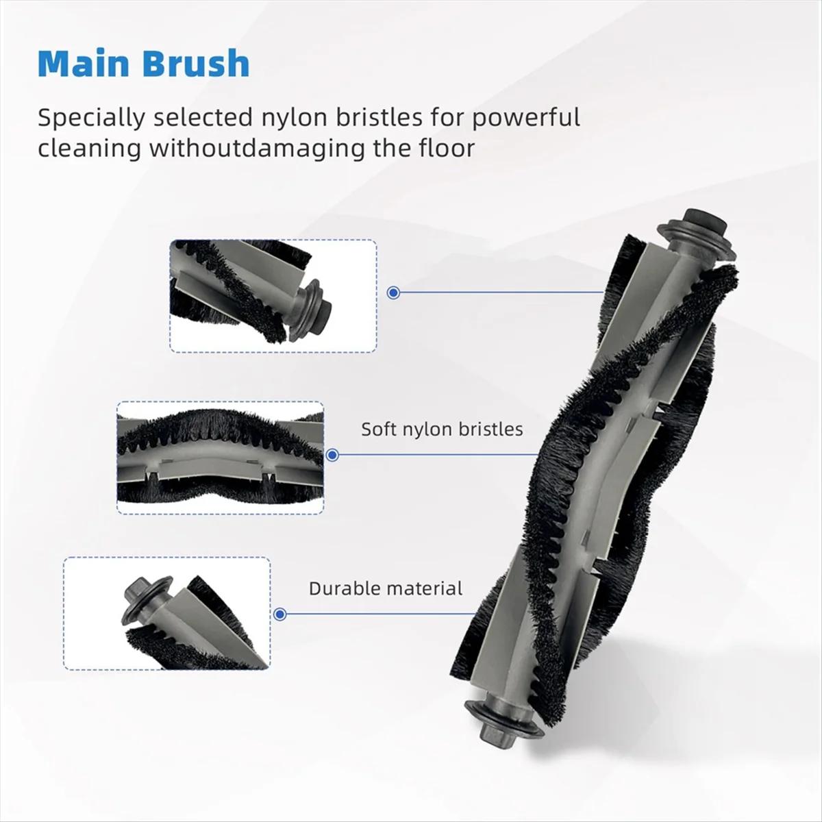Compatible avec l'aspirateur robot AIRROBO P20 Brosse principale et latérale Filtre HEPA Accessoires