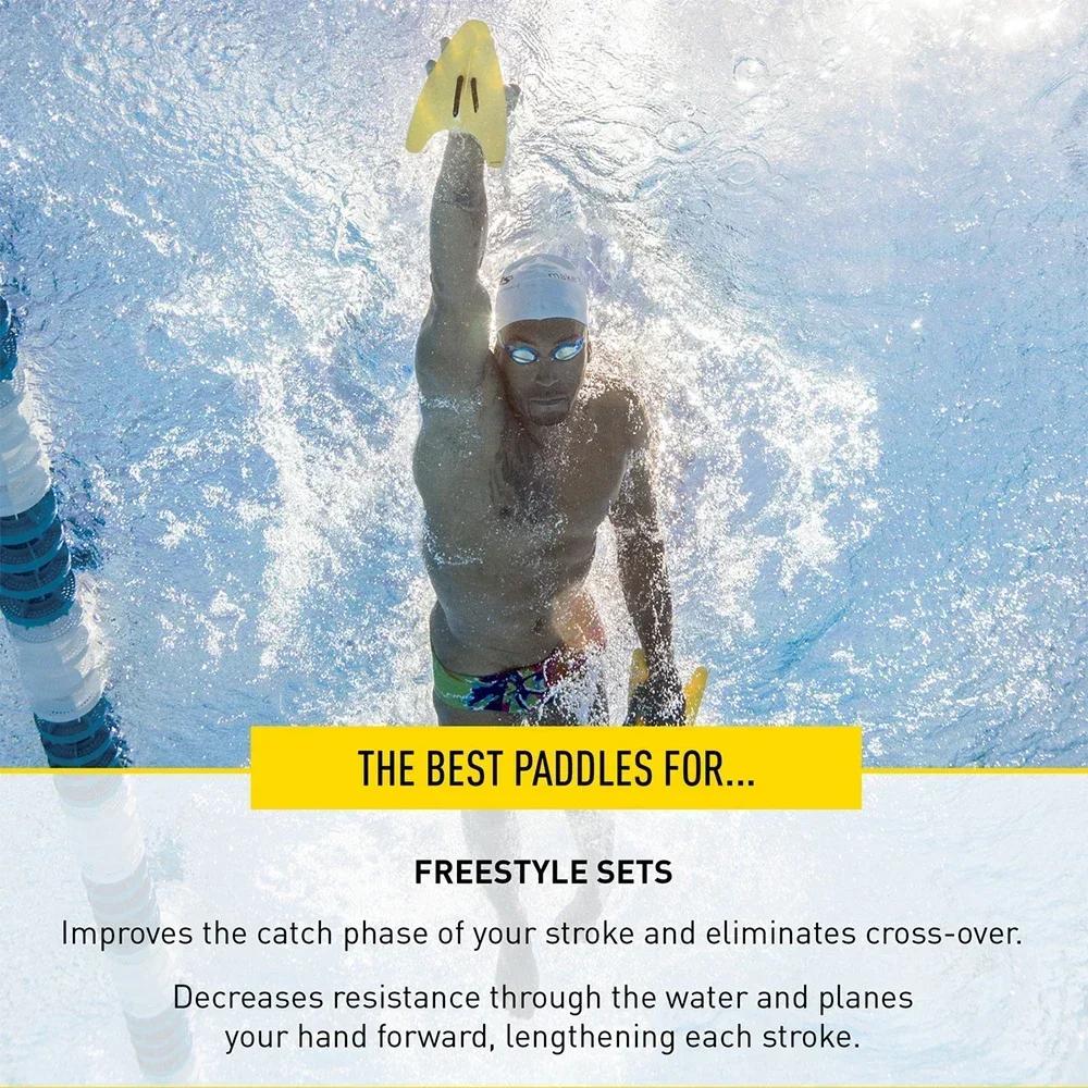 Pagaies de natation pagaies ergonomiques de natation coups professionnels Correction de pratique pal
