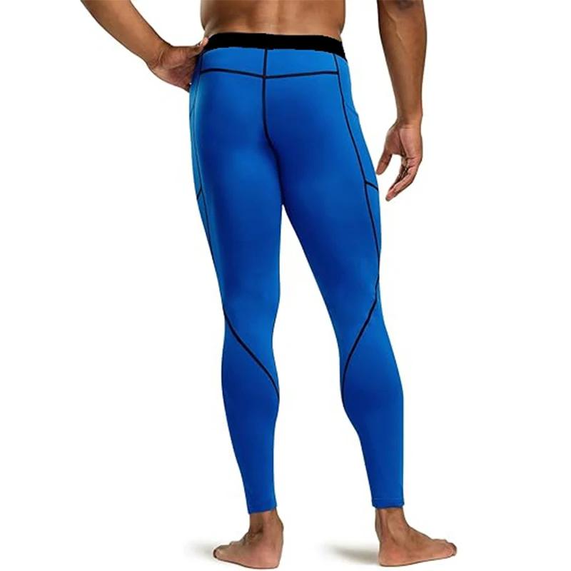 Hommes Leggings de course collants de Sport de gymnastique à séchage rapide homme Compression pantal
