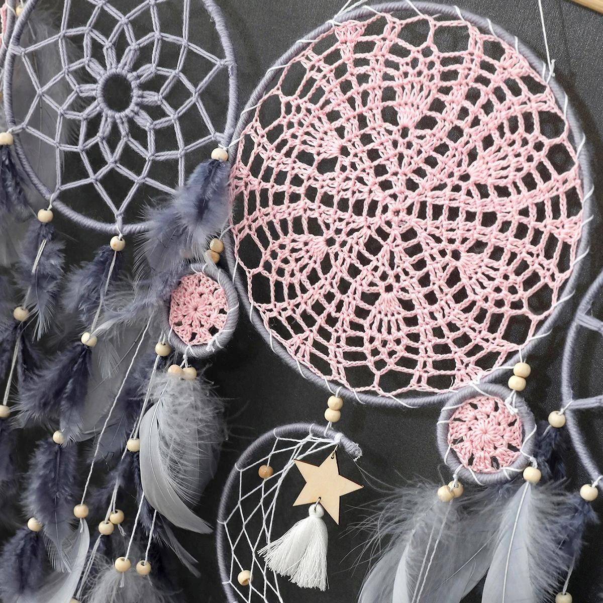 Attrape-rêve pour décoration de salon et de chambre à coucher, grand cadeau de Noël, fête des mères,