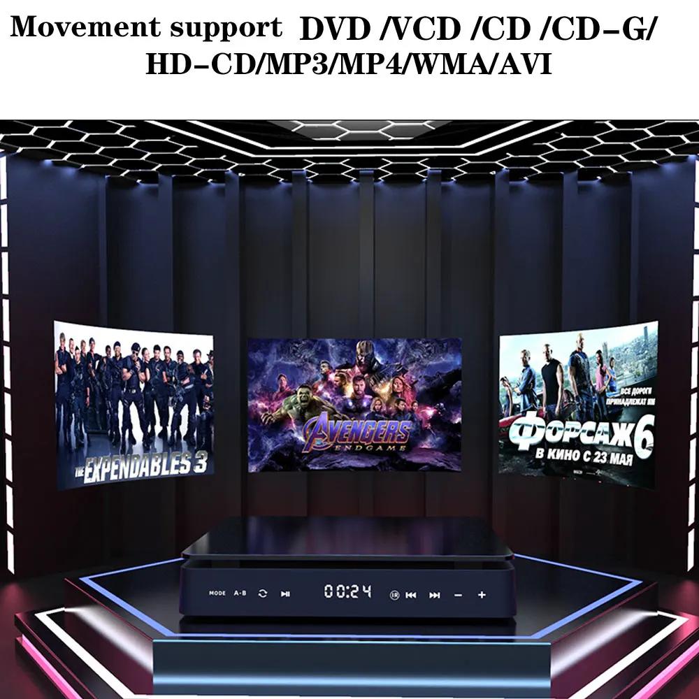 Lecteur DVD pour TV CD VCD HD 1080P lecteurs vidéo prise en charge HDMI connexion AV avec entrée USB