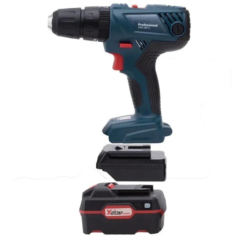 Convertidor de batería para Ryobi/Bosch/Hitachi serie de herramientas 18/20V a Lidl Parkside X20V ad