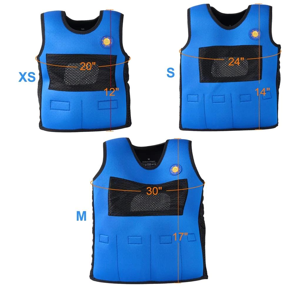 Gilet lesté sensoriel pour enfants et adultes - Compression thérapeutique pour troubles de l'humeur