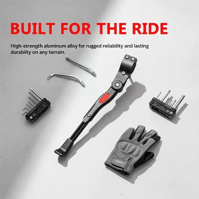 Béquille de vélo fiable, 1 pièce, support réglable, idéal pour les vélos de route et de course