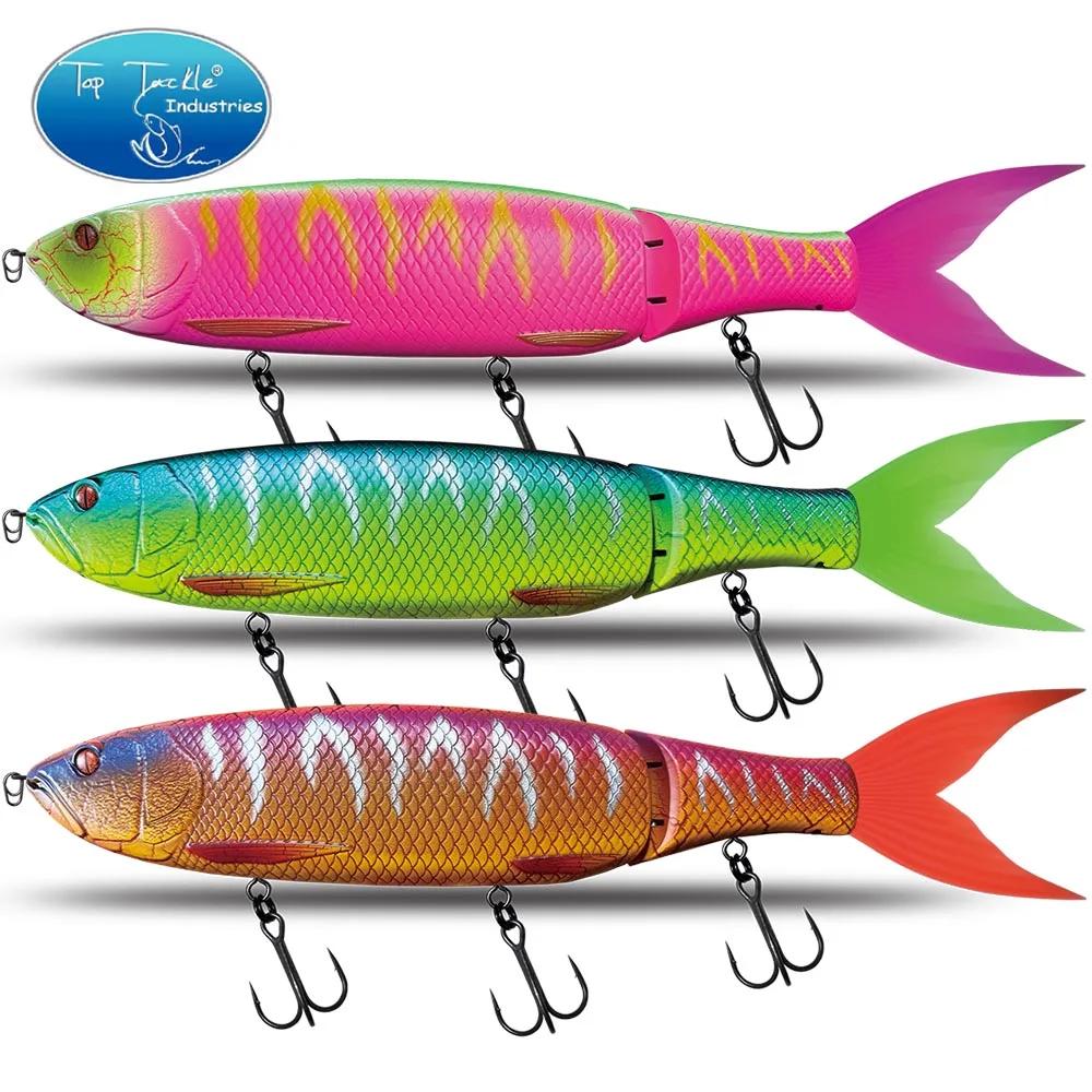 Leurre de pêche 370mm appât de natation articulé flottant/coulant 19 couleurs géant dur Section leur