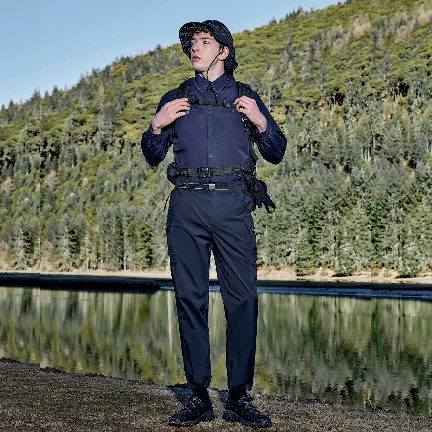 Natureifa-Pantalon de Randonnée Imperméable pour Homme, Trekking, vaccage Rapide, Camping, Escalade,